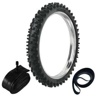 Imagem de Kit Pneu Tornado Crf 230 80/100-21 Sr39 Rinaldi + Camara + Cinta