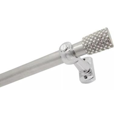 Imagem de Par De Ponteiras Para Cortinas Com Strass 28mm ponteira de cortina - B
