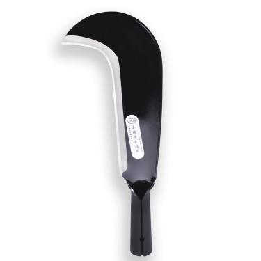 Imagem de FOCMKEAS 1pce 340 mm/13,39 pol. foice de limpeza de escova de aço manganês para grama, ferramentas de remoção de ervas daninhas para jardim, foice de dente de serra curvada, machado de facão para