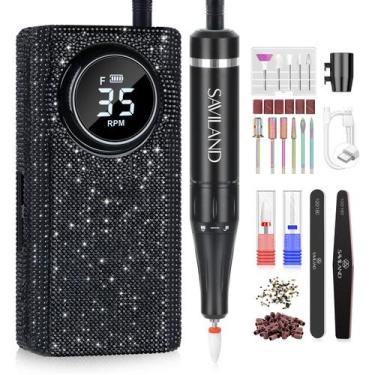 Imagem de Furadeira de pregos elétrica SAVILAND 35000RPM 2025 com bateria grande