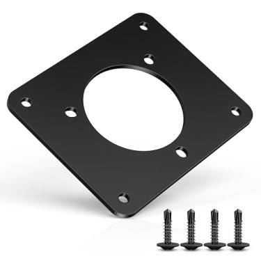 Imagem de Bumbee Placa adaptadora de porta de carregamento para carrinho de golfe de 3 furos, tomada de entrada de alimentação de porta CA, porta de carregamento para carrinho de golfe com EZGO TXT e TXT36 36V