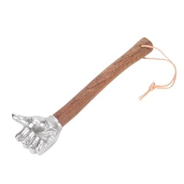 Imagem de Sanpyl Pequeno - Alça de Madeira Anti -deslizamento Forjada e Engenharia de Precisão, Martelo para a Construção de Jardinagem de Jardinagem DIY DIY (Cabeça de polegar)