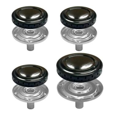 Imagem de 2X Kit 4 Bocas Para Fogão Realce Apolo Ares Hera 3 Peq + 1 G