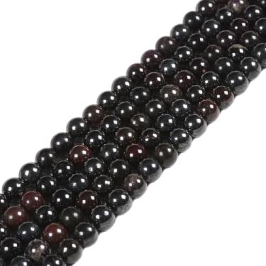 Imagem de Sugilite de ferro natural 8 mm contas soltas semi preciosas para fazer joias artesanais faça-você-mesmo 40,6 cm