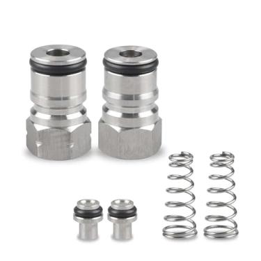 Imagem de Fabricação caseira de cerveja Ball Lock Keg Posts,Stainless Steel Poppets and Springs,Poppet Female Thread Gas + Liquid 19/32-18 Thread Acessórios para vinho