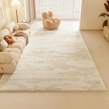 Imagem de Tapetes para decoração de quarto e sala de estar, carpete grosso, felpudo, macio, para estudo, sala de estar (80x160cm/B)