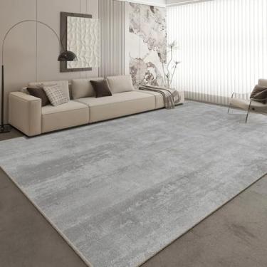 Imagem de Tapete decorativo para sala de estar, grande, grosso, lavável, para sala de estar, macio, de pelúcia, estilo creme, para quarto (200x250 cm/J)