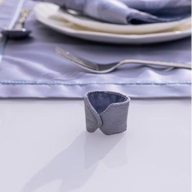 Imagem de Plumasul Porta Guardanapo Bella Mesa 100% Algodão Cetim 400 fios - Branches - Cor Lilas