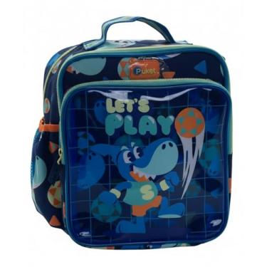 Imagem de PUKET - Lancheira Térmica Puket Tuba Tubarão Futevôlei Azul Marinho