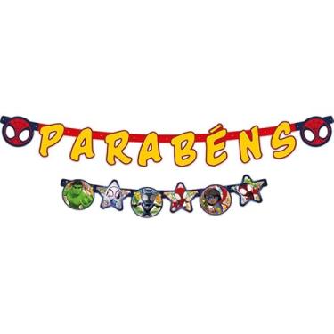 Imagem de FAIXA PARABENS SPIDEY 01 un.