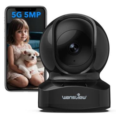 Imagem de Câmera de segurança wansview Q5 WiFi Home Indoor 5MP com Alexa