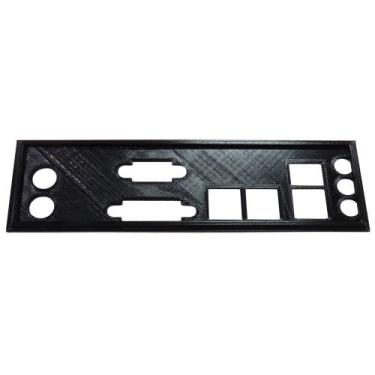 Imagem de Espelho Acabamento Tampa Chapinha Placa Mãe ASUS H81M-E - OVER CLOCK