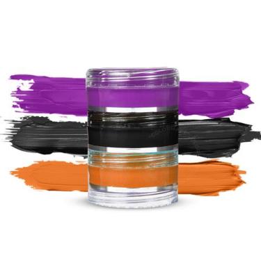 Imagem de Tinta Facial Cremosa 3 Cores Variadas Maquiagem Artística Colormake, R
