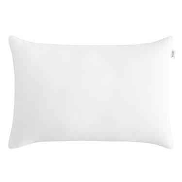 Imagem de UGG Danielle Travesseiro King Size hipoalergênico para cama de hotel de luxo alternativo para barriga ou dorminhoco lateral com capa lavável na máquina, 51 x 91 cm, branca