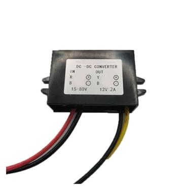 Imagem de DC 15V-72V para 12V 1-1.5A 12W DC Adaptador de saída de tensão descendente conversor de energia do carro transformador regulador (15V-80V a 12V 2A)