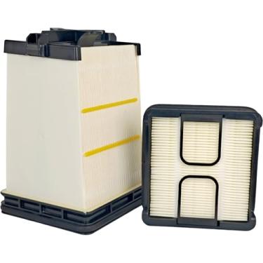 Imagem de XYZIL Filtro de ar externo interno 7286322 7221934 compatível com Bobcat S450 S510 S530 S550 S570 S590 S595 S630 S650 T450 T550 T590 T595 T630 T650 Minicarregadeira compacta 7221933 primária