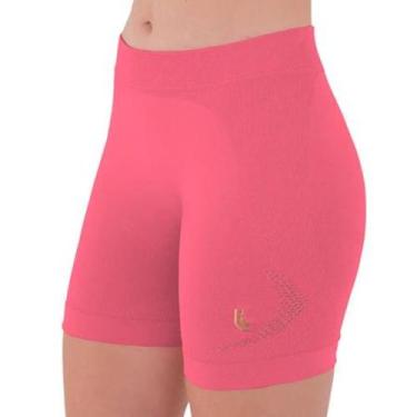 Imagem de Short legging feminino academia cor vermelho no tamanho 36 - Lebisc 