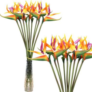 Imagem de Planta artificial Hanaive Bird of Paradise 61 cm com 20 unidades