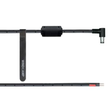 Imagem de Cabo de alimentação CC WINDCAMP compatível com YAESU FTX-1F com núcleo de ferrite, comprimento de 9 m, AWG18 (FTX-1-DC)