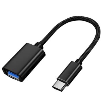Imagem de Adaptador USB C para USB 3.0, tipo C macho para USB fêmea OTG cabo Thunderbolt 3 para adaptador USB para iPhone 16/15 Pro Max, MacBook Pro/Air, Samsung Galaxy S25/S24/S23, Google Pixel