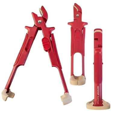 Imagem de Pegador de placa quente 2 em 1, clipe de suporte de tigela de silicone antiescaldante multiuso - Pinça antiderrapante resistente ao calor para cozinhar no forno de micro-ondas, utensílios de cozinha