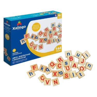 Imagem de Brincando com ABCD + Maiúsculas e Minúsculas 144 peças Xalingo Educati