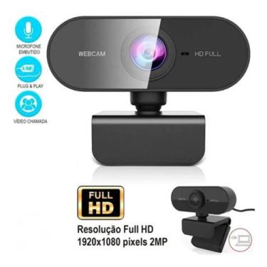 Imagem de Webcam Full Hd 1080p com Microfone Usb 2.0 e 360 Graus para Videoconfe