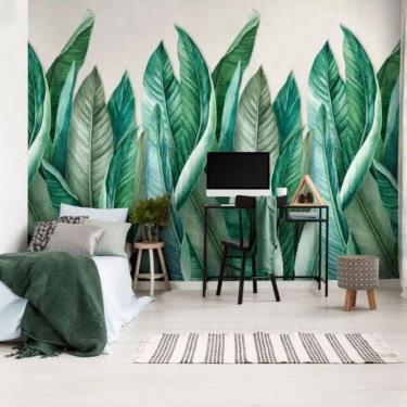 Imagem de Papel Parede Wanderlust Folhagem Verde 10m X 0.53m