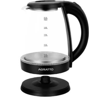 Imagem de Chaleira elétrica de vidro 2,2 L Aroma - ACEV01I Agratto (110V), 110V