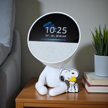 Imagem de Suporte Alexa Echo SPOT. Robert SNOOP - Presente, decoração criativa, música, som, stand de mesa Amazon