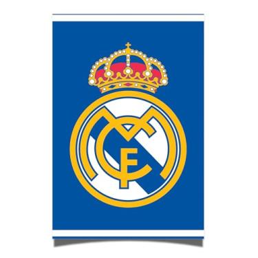 Imagem de Desert Cactus Pôster do Real Madrid FC Los Blancos Madridistas Futebol Futebol 28 x 43 cm Decoração de escritório Decoração Oficial Fan Gear (28 x 43 cm, Versão E)