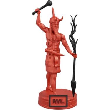 Imagem de Estátua Imagem Baal - Ugarite (Cor Sanguis Obscurus)