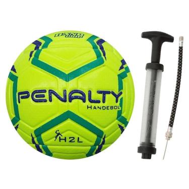 Imagem de Bola Handball Penalty H2L Ultra Fusion Oficial Handebol Mais Inflador-Unissex