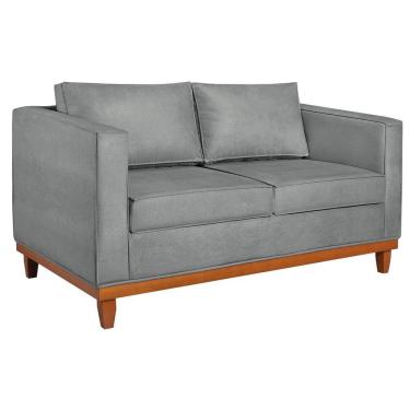Imagem de Kit Sofa 2 Lugares E 2 Poltronas Europa Bouclé Adj Decor Cinza
