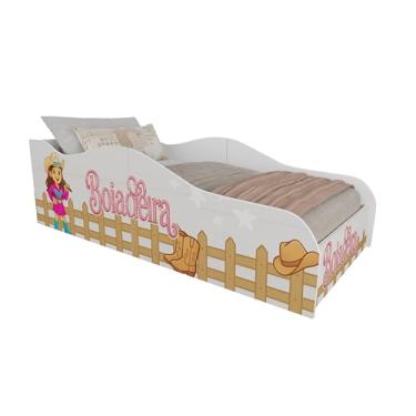 Imagem de Cama Infantil Boiadeira Kids 158 Cm Tema Sertanejo Ana Castelo Caminha Princesas Estilo Fazenda Quarto Da Criança Resistente E Segura