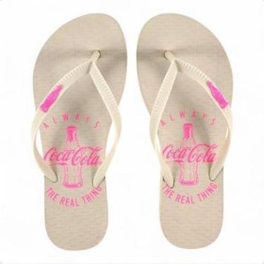 Imagem de Chinelo Coca-cola Always Feminino Rosa Confortável Original-Feminino