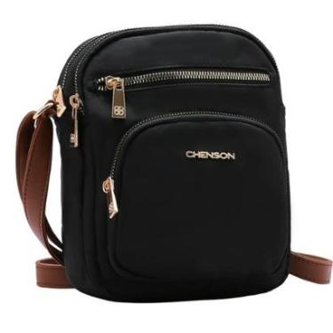Imagem de Bolsa Chenson Feminina Nylon Microfibra Transversal 3184588-Feminino