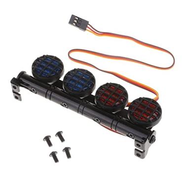 Imagem de 4 LED Light for Crawler, Bright Lamp for SCX10 90046 D90, Red Blue