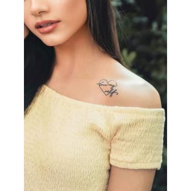 Imagem de 2 peças de suco de ervas, semipermanente, lindo padrão de flores de amor, 7 a 14 dias, sem queda, sem reflexo, braço, pescoço, perna, modelador de cintura, costas semipermanente, adesivo de tatuagem