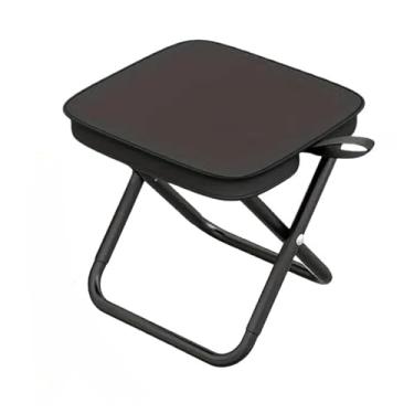 Imagem de Banqueta dobrável pequena para exterior, suporte de carga 120kg