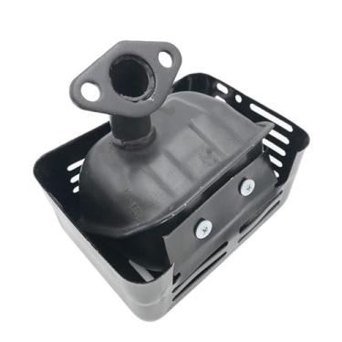 Imagem de Conjunto de escape silenciador para GX120 GX160 GX200 168F 4HP 5.5 HP 6.5HP 6.5HP motor aparador de motor peças de gerador a gasolina