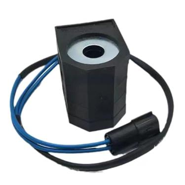 Imagem de FLKPIEGRH Bobina da válvula solenoide 24V 220-5 215 225 Escavadeira H: 52 mm Φ: 13 mm