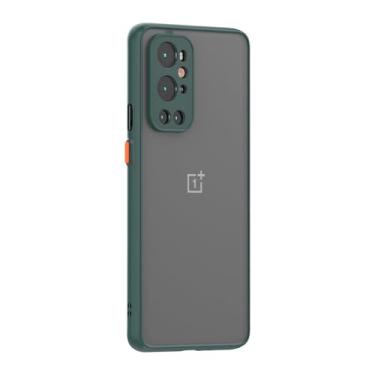 Imagem de Capa transparente translúcida e à prova de choque com textura fosca para OnePlus 9 9R 9RT One Plus 7t 8 9t 9 10 10T 11 11R Nord CE 2 N10 N100 5G, verde exército, para OnePlus 8