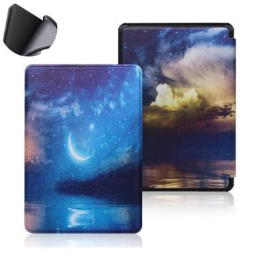 Imagem de Yzlvigrous Capa para Kindle Paperwhite 12th/Coloroft Signature Edition 1ª Geração 2024, Tampa Traseira de TPU Macia de 7 Polegadas com Sono/acordamento Automático, Modelo: SA568B/SA569P/SA59CP