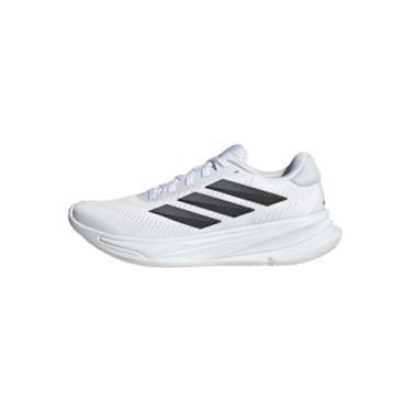Imagem de adidas Tênis de corrida feminino Supernova Ease, Branco/cinza traço/prata metálico, 36