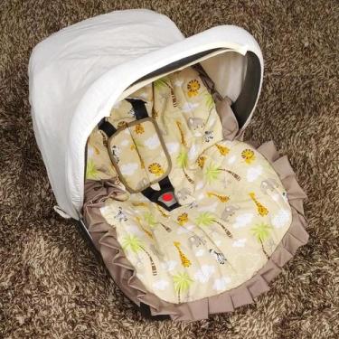 Imagem de Kit Capa de Bebê Conforto + Jogo Protetor de Cinto + Capota Solar - Mã