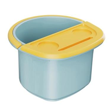 Imagem de Kokiya Banheira de Imersão para os Pés SPA, Balde Versátil para Homens e Mulheres, Economiza Espaço, Ideal para Banho de Pés e Viagens, Azul