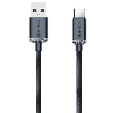 Imagem de Cabo Hrebos Luxury Acrylic Ubs-a Lightning Cb-209i Graphite