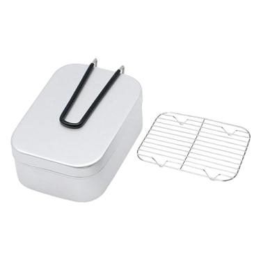 Imagem de WeiLaiKeQi Lancheira Bento para Camping, Prática e Leve, com Suporte para Vaporizador, Ideal para Piqueniques e Pesca ao Ar Livre. Utensílio de Cozinha Leve, 1000 Ml