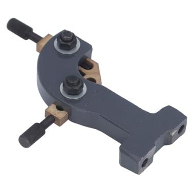 Imagem de Cryfokt Mini Torno Em Movimento Estável, Estrutura Central Durável para 0618 Cj28a Cj18 7x12, Suporte de Torno Prático para Entusiastas de Diy, Liga de Alumínio